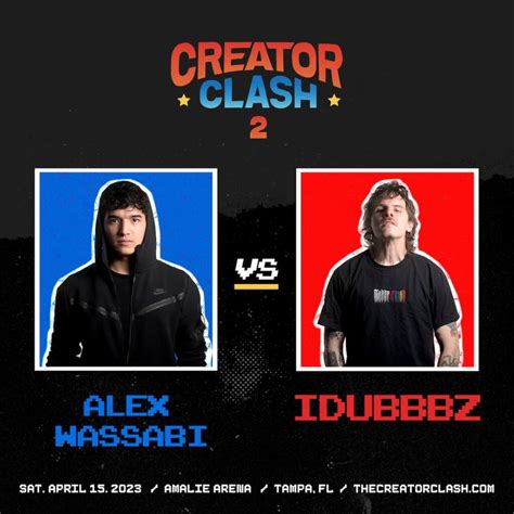 Creator Clash 2 full fight card including iDubbbz vs Alex Wassabi